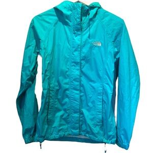 The North Face Women’s Hyvent 2.5L Teal Rain Jacket Size XS